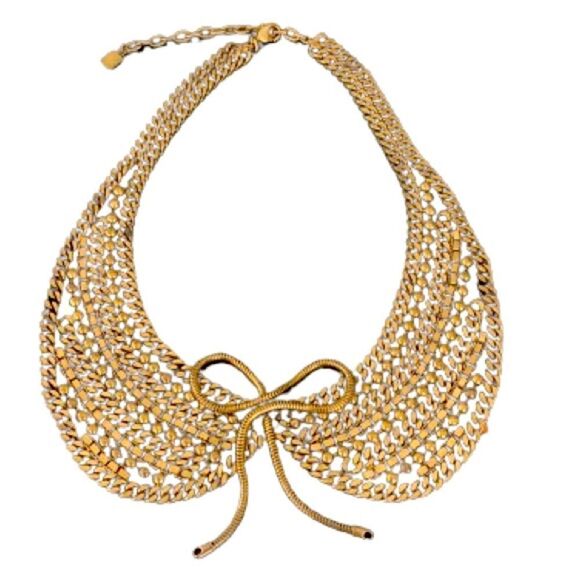 Rare Dannijo Stella Vintage Rocker Necklace – Chain Collar, Celebrity Favorite - Picture 8 of 9